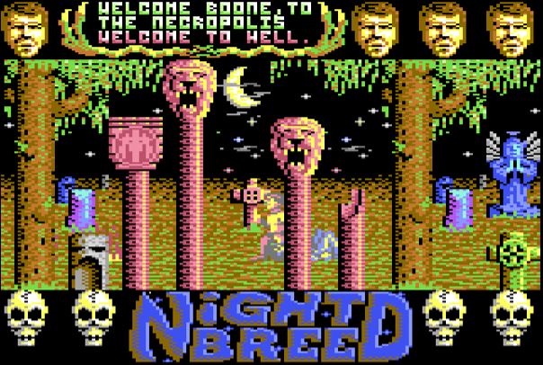 Night Breed - Commodore 64 game screenshot (1990) by Ocean